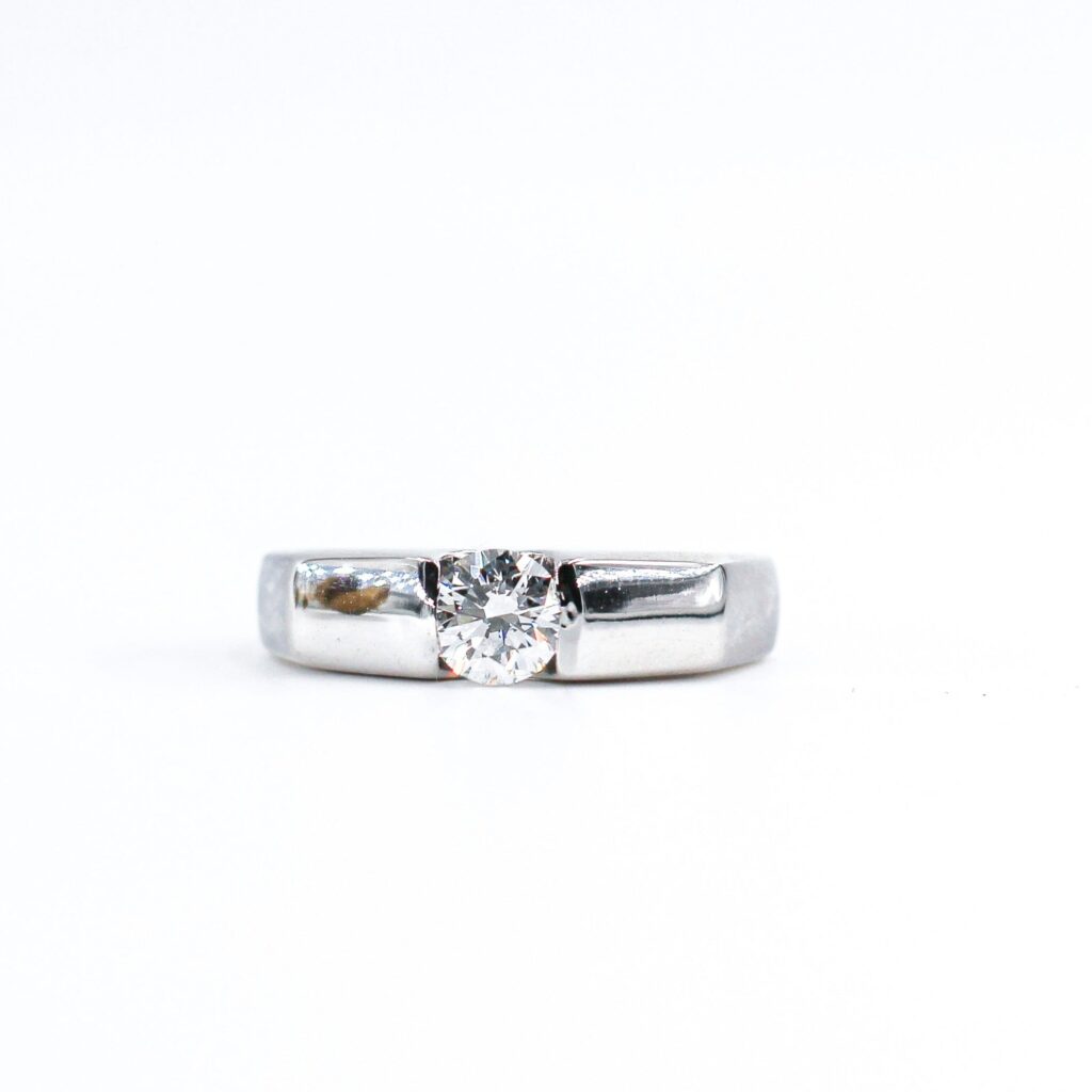 Round Solitaire Diamond Engagement Rings