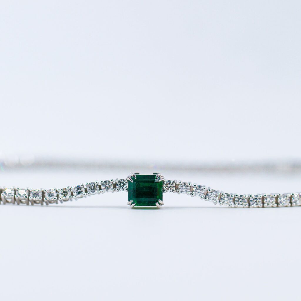 Emerald Tennis Necklaces