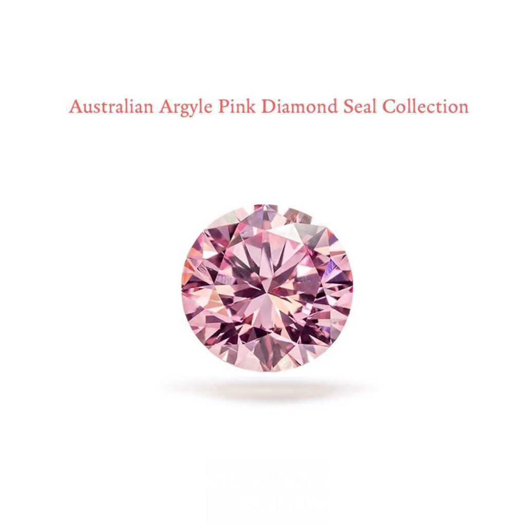 Round Shape Australia Argyle Pink Diamonds