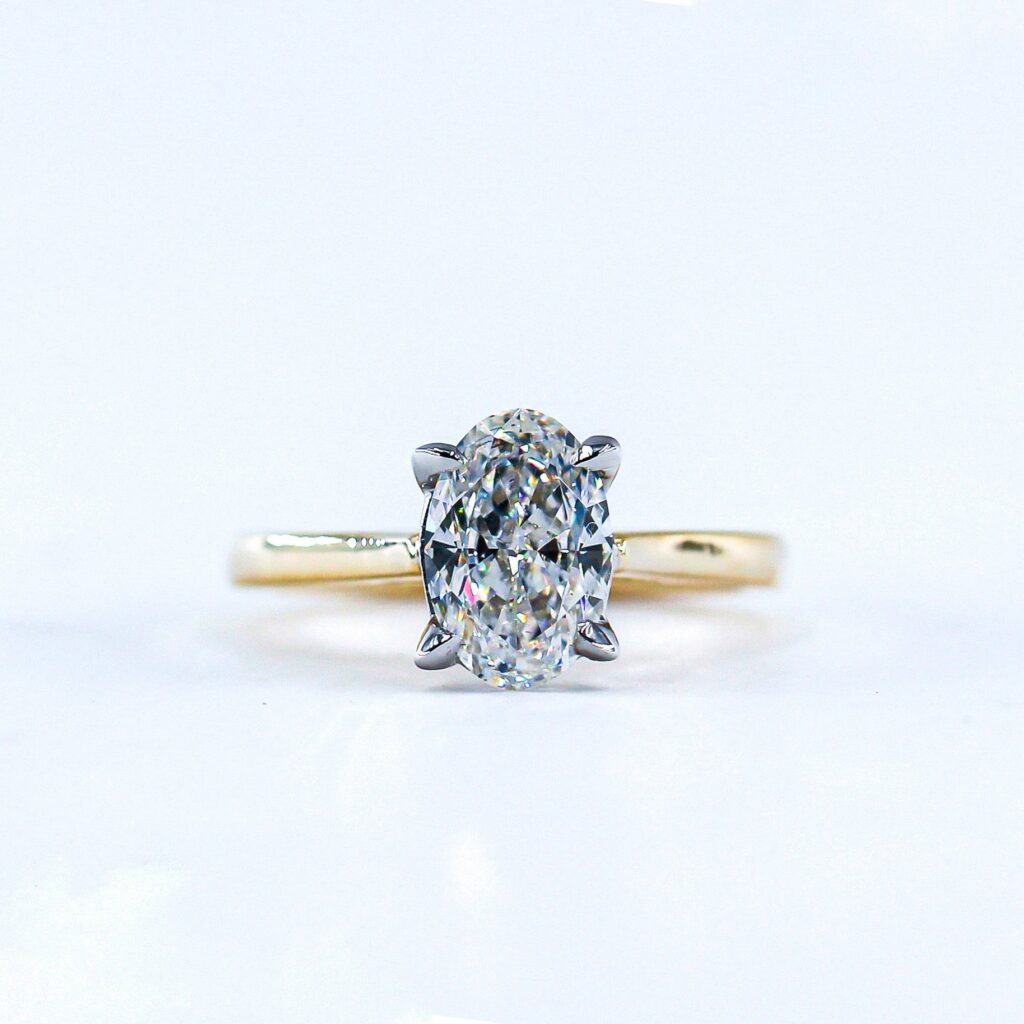 Oval cut diamond solitaire Engagement Rings Sydney Exclusive deals