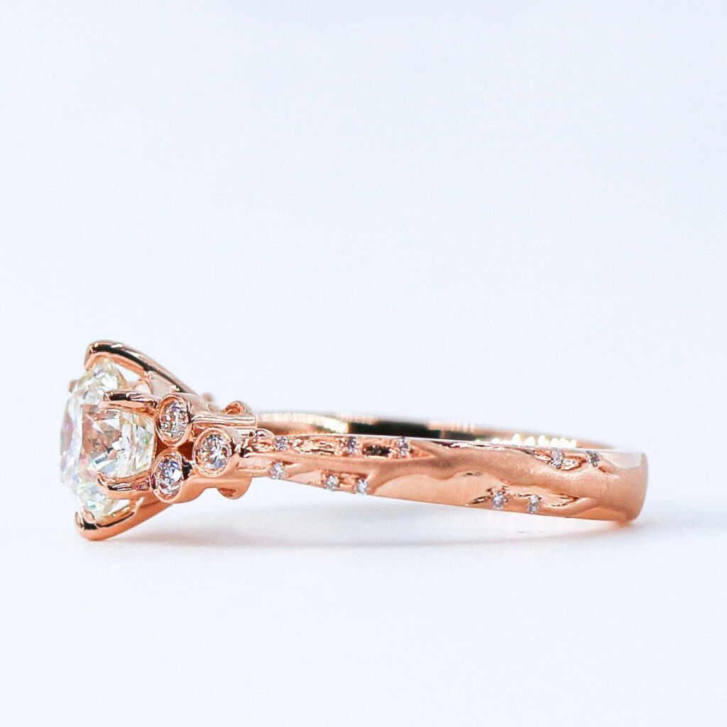round brilliant cut diamond engagement rings melbourne australia best price