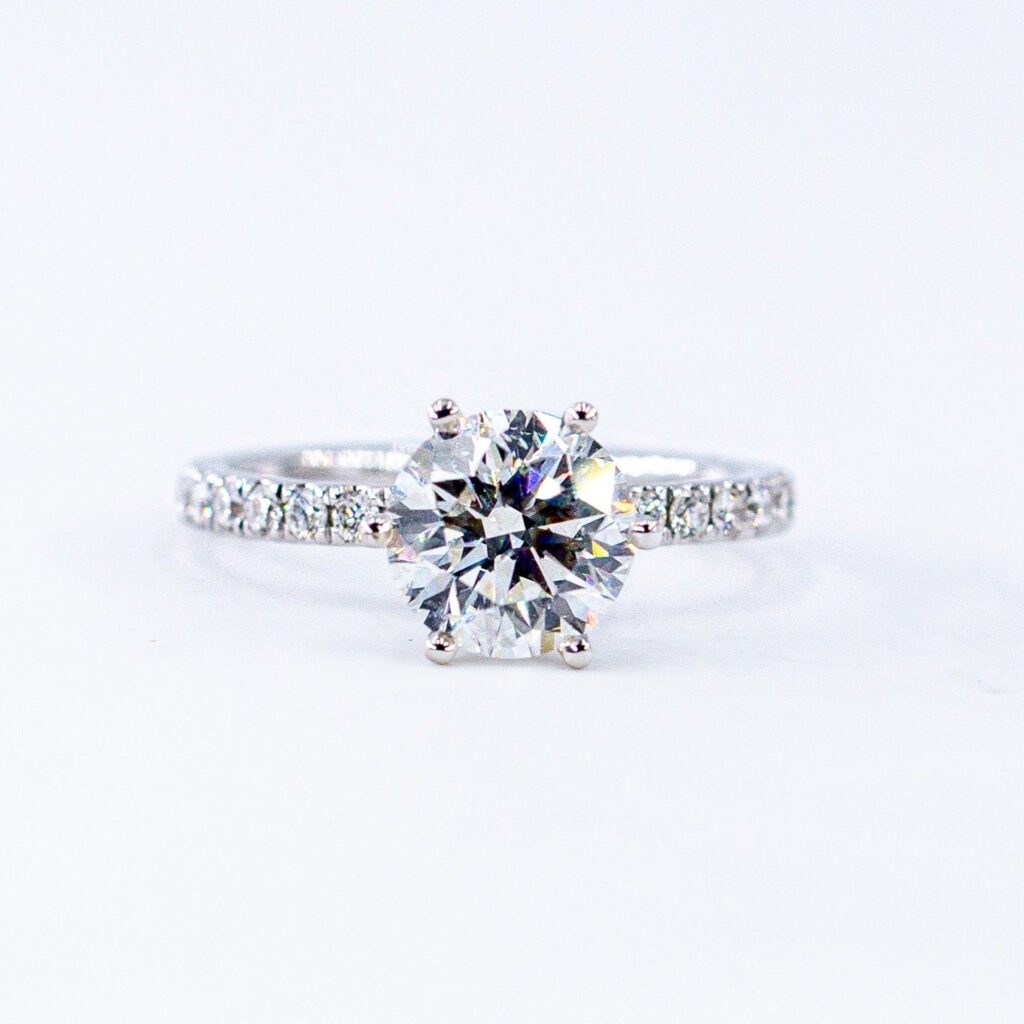round brilliant cut diamond engagement rings brisbane australia best price