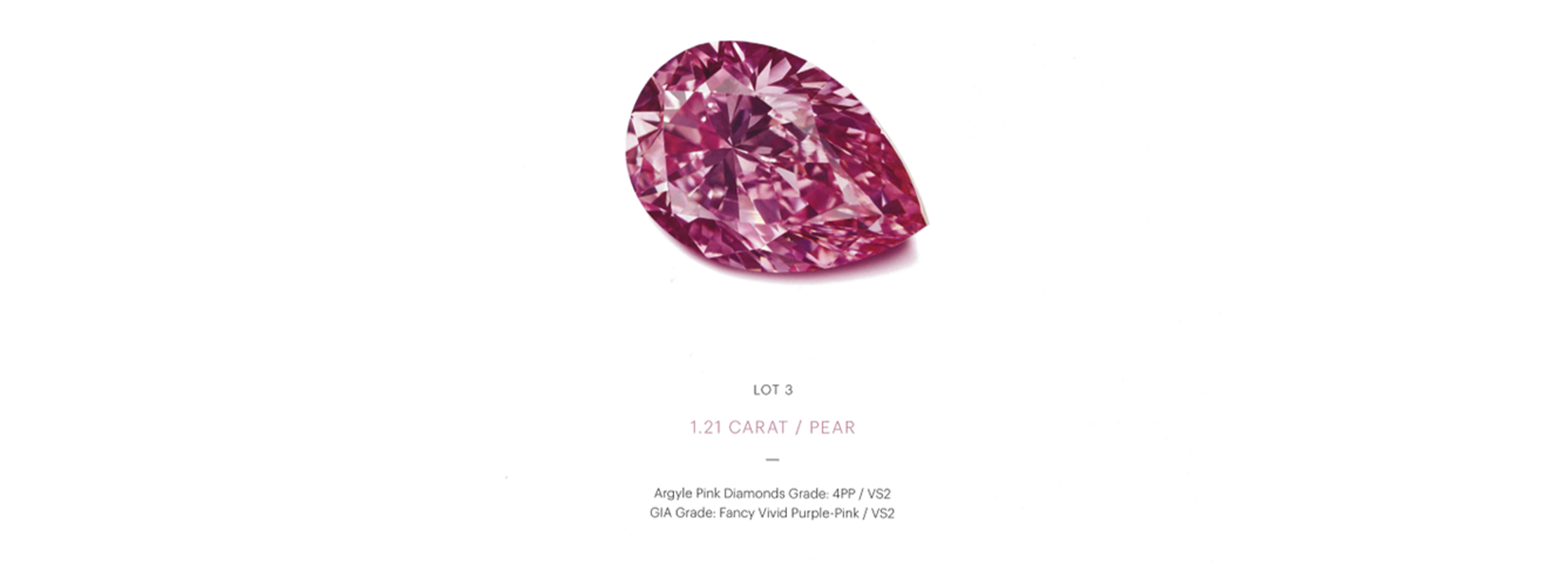 Argyle Pink Diamond Tender, annual exclusive sale of the rarest pink, red, and violet diamonds from the Argyle mine in Western Australia.