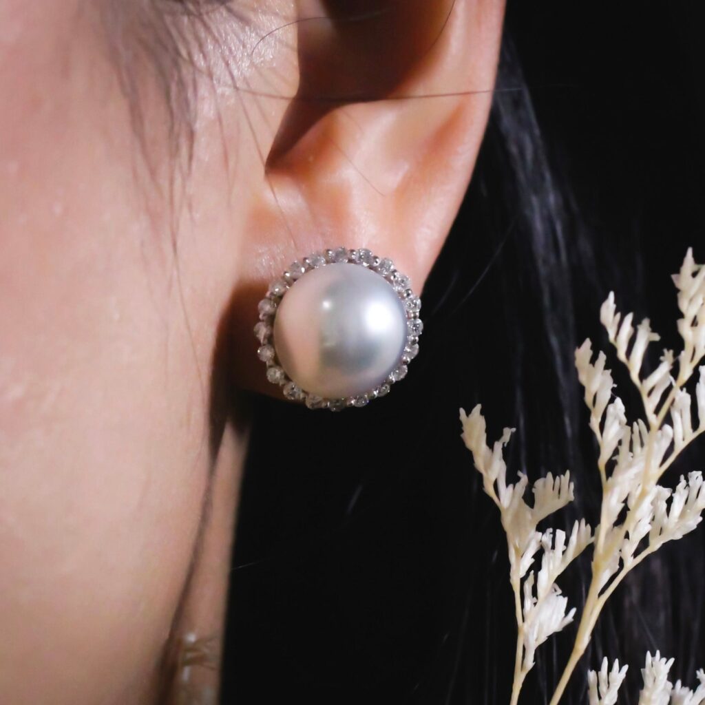 south sea pearl earrings perth unique design