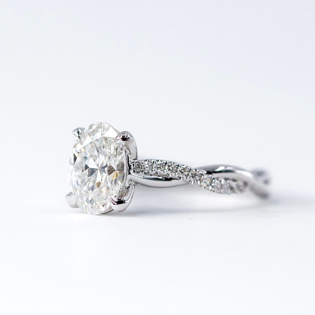 oval cut diamond engagement rings melbourne australia unique design