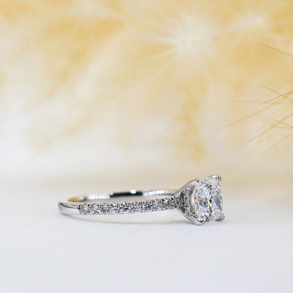cushion cut diamond engagement rings perth for sale