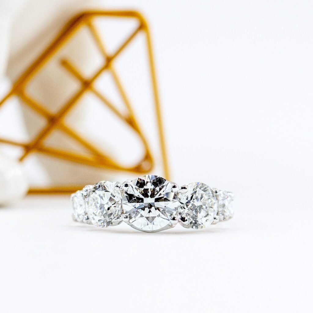 round brilliant cut diamond engagement rings perth australia luxury jewelry on sale