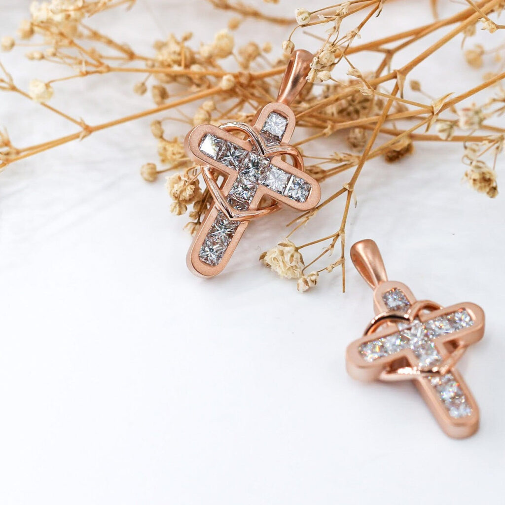 princess cut diamond pendants brisbane unique design