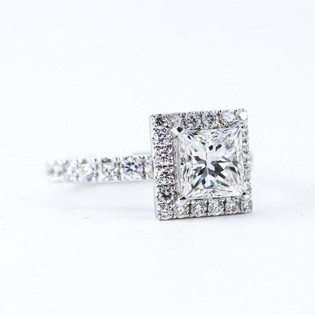 princess cut diamond engagement rings perth custom jewelry for sale