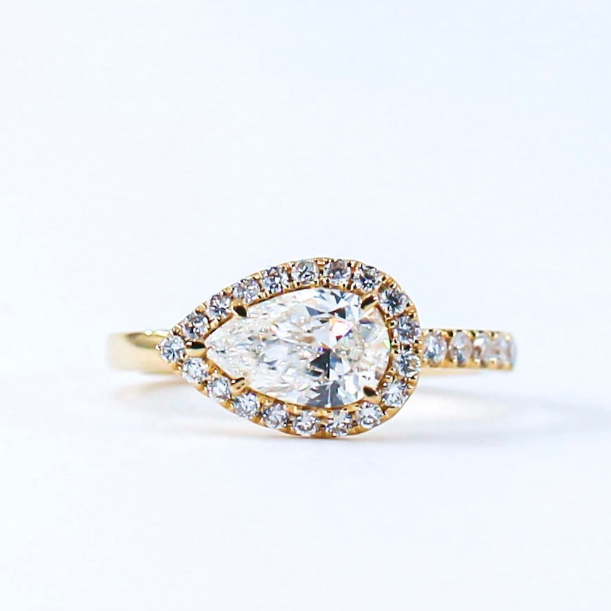 pear shape diamond engagement rings brisbane australia for sale