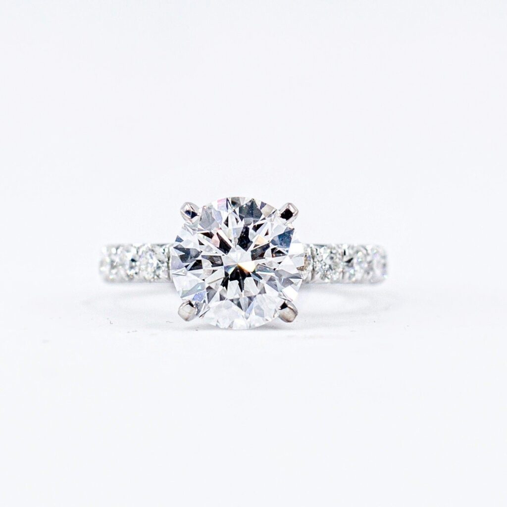 round brilliant cut diamond engagement rings perth australia for sale