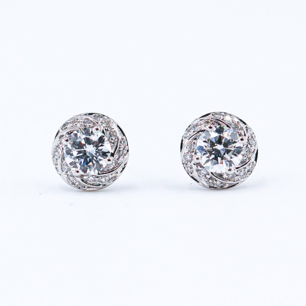 round brilliant cut diamond earrings melbourne exclusive deals