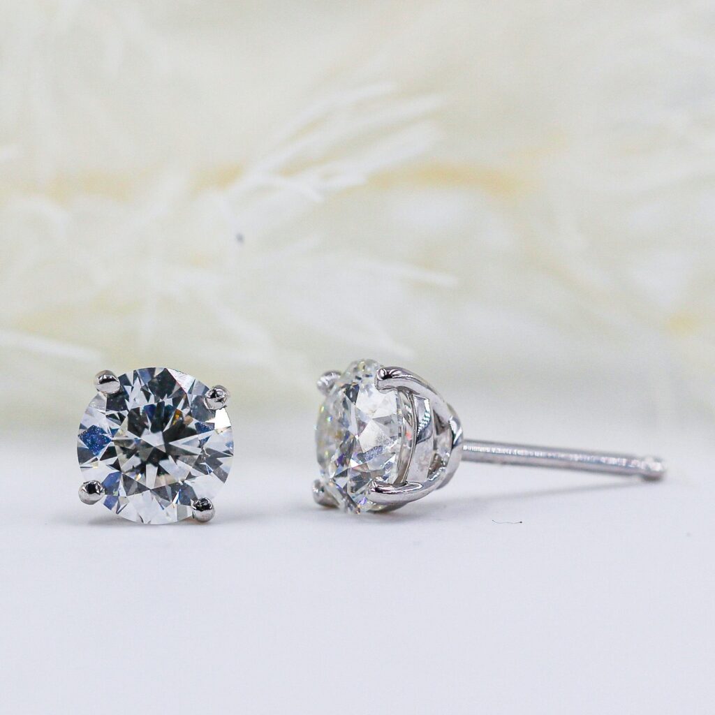 Bournd brilliant cut diamond earrings sydney best price