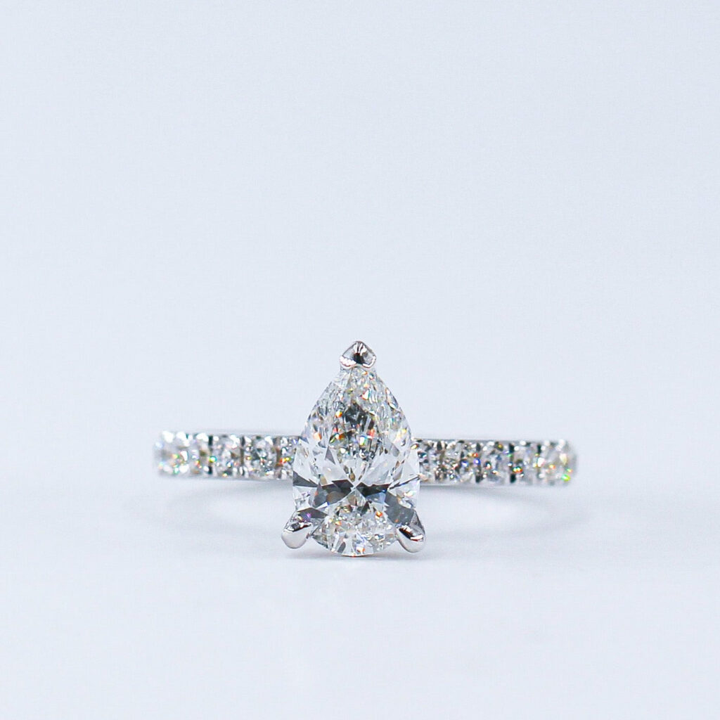 pear shape diamond engagement rings brisbane australia high-quality jewelry at best price