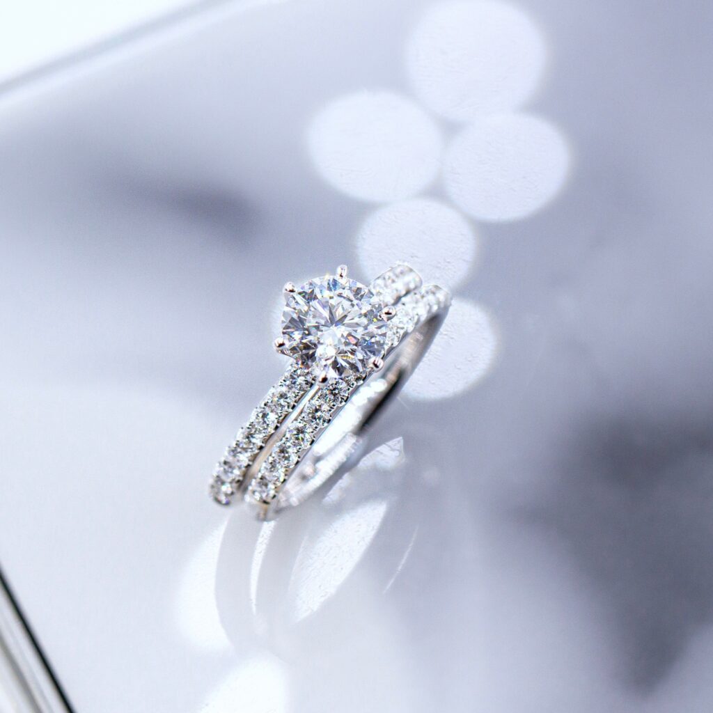 round brilliant cut diamond engagement rings melbourne custom design