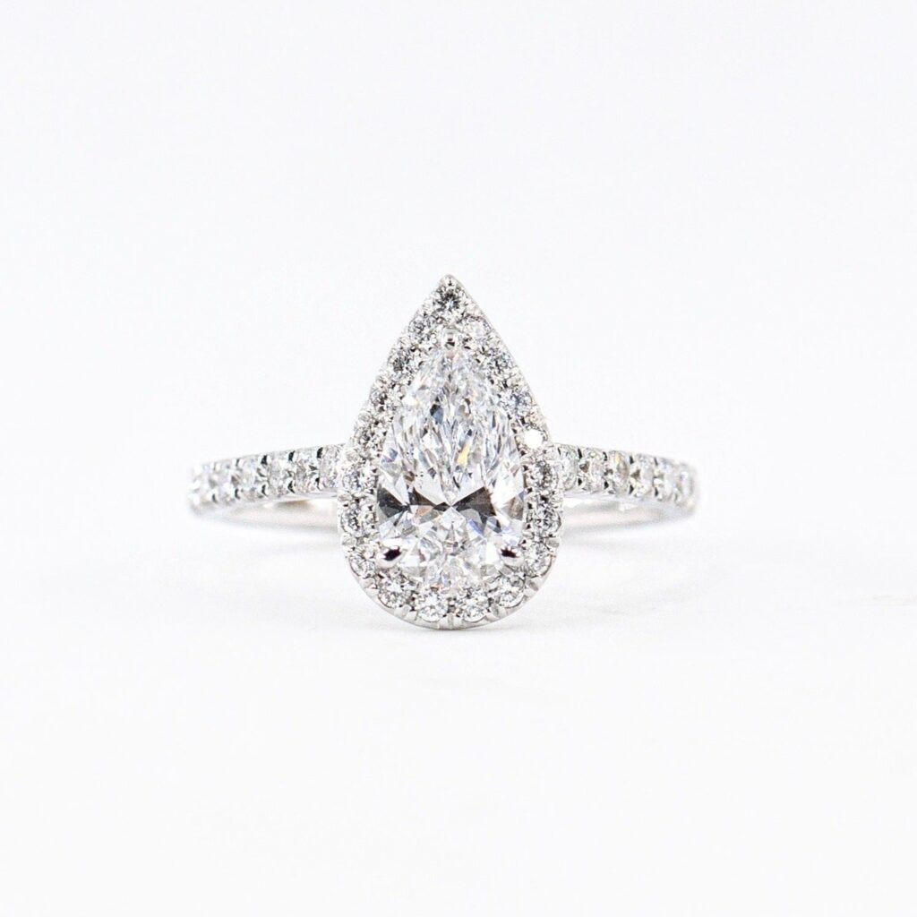 pear shape diamond engagement rings brisbane for sale