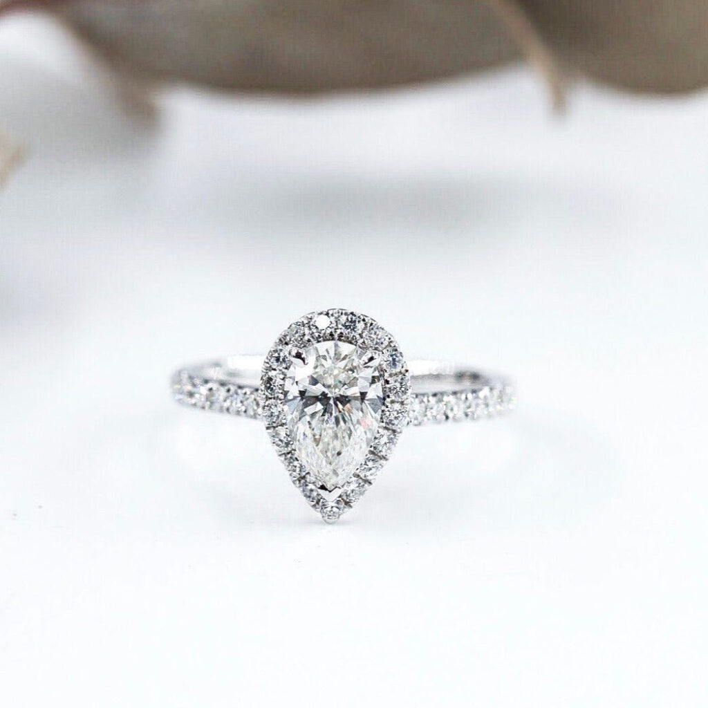 pear shape diamond engagement rings melbourne best value
