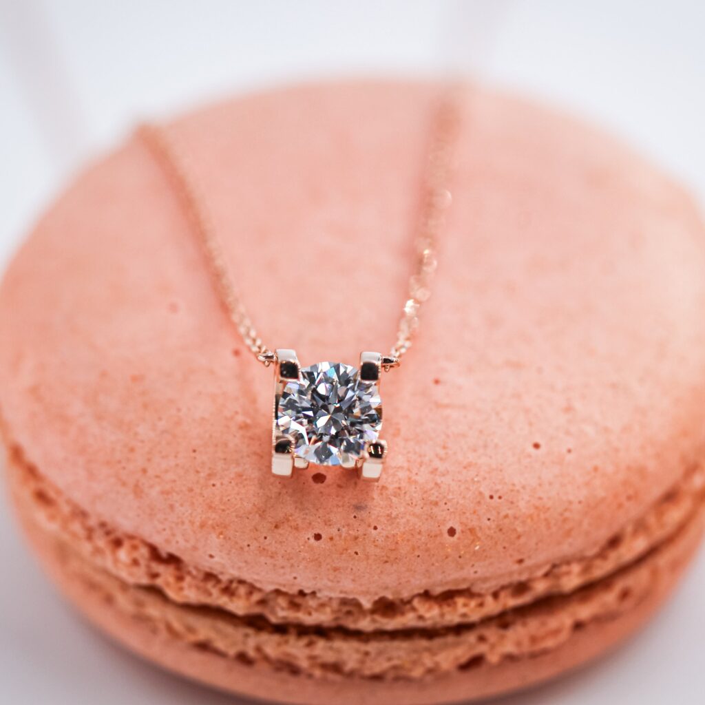 round brilliant cut diamond pendants sydney custom jewelry