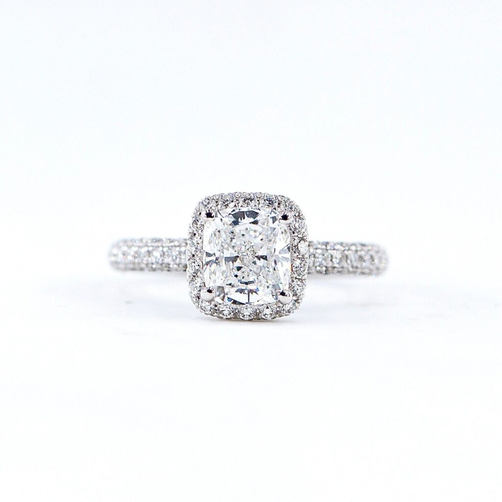 cushion cut diamond engagement rings melbourne for sale