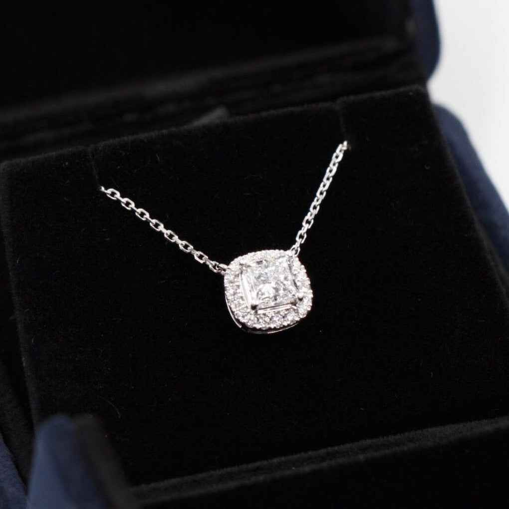 princess cut diamond pendants sydney for sale