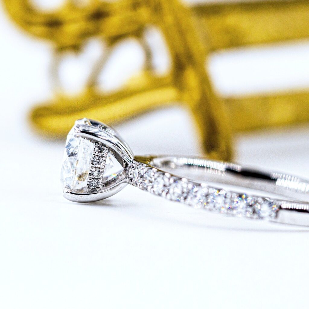 round brilliant cut diamond engagement rings sydney custom jewelry for sale