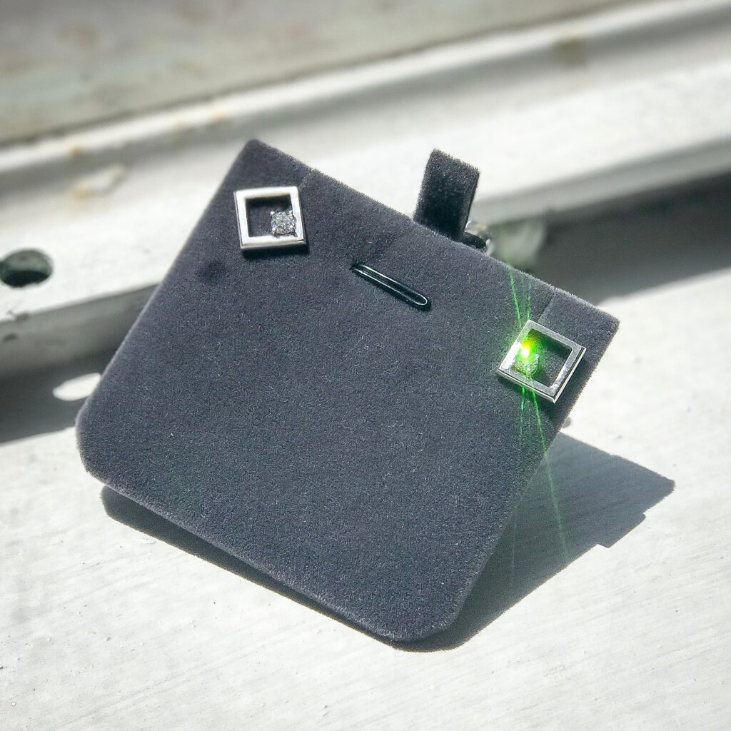 round brilliant cut diamond earrings perth australia custom design