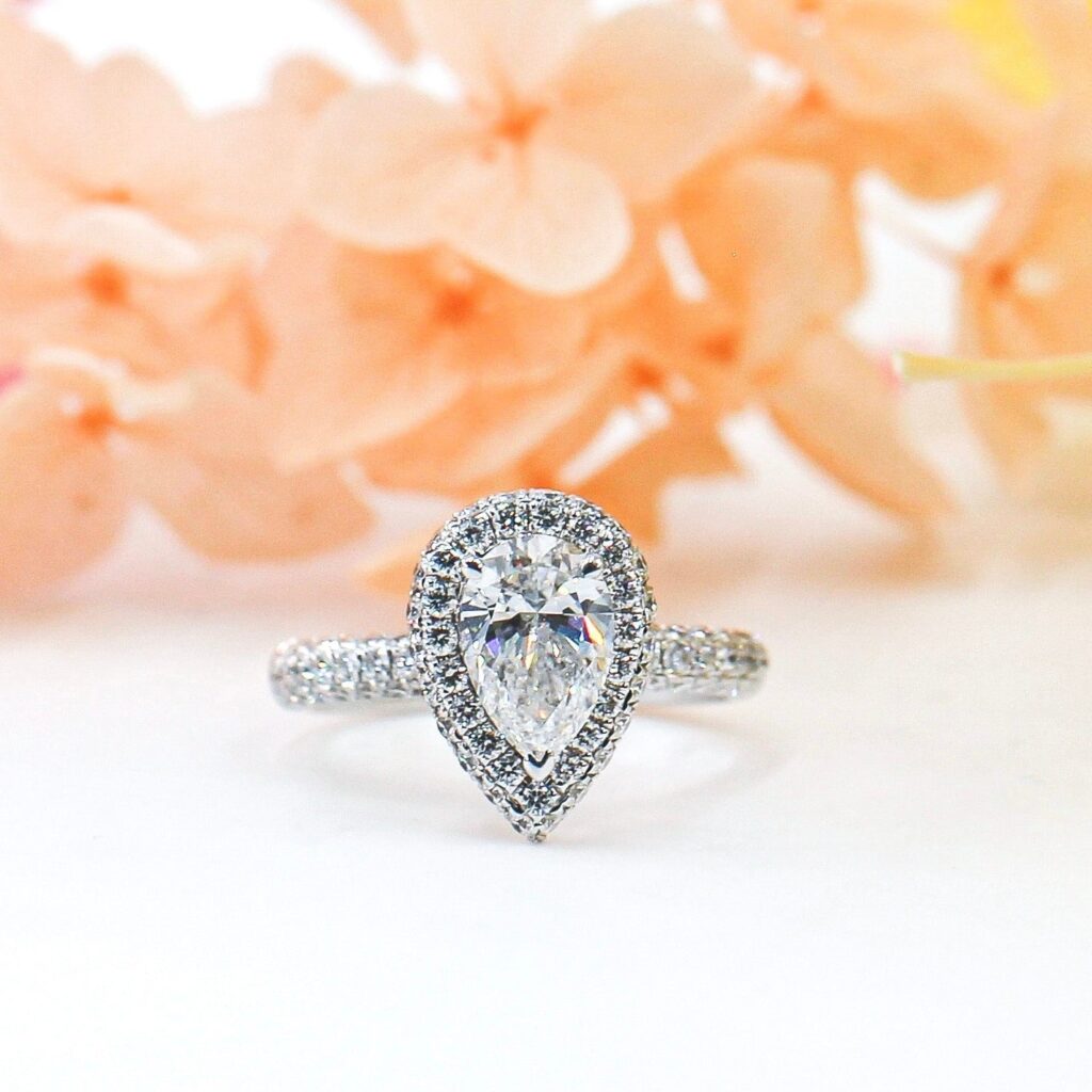 pear shape diamond engagement rings melbourne australia best value