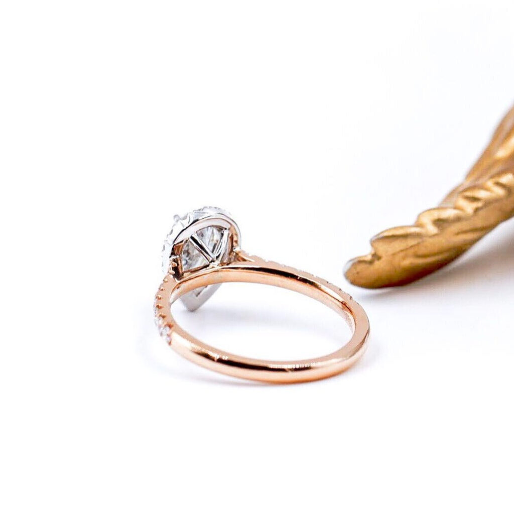 pear shape diamond engagement rings sydney australia unique design