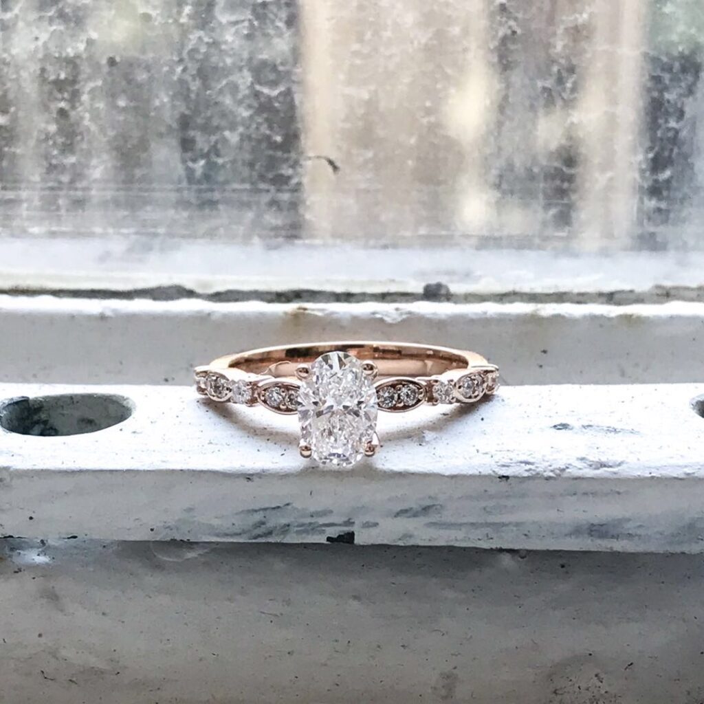 oval cut diamond engagement rings melbourne australia unique design