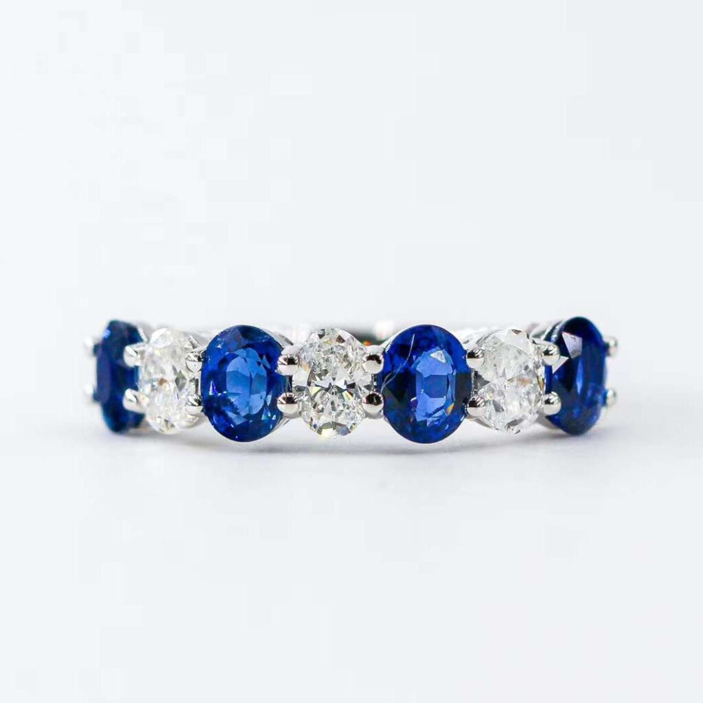 Oval cut diamond eternity rings sydney best value