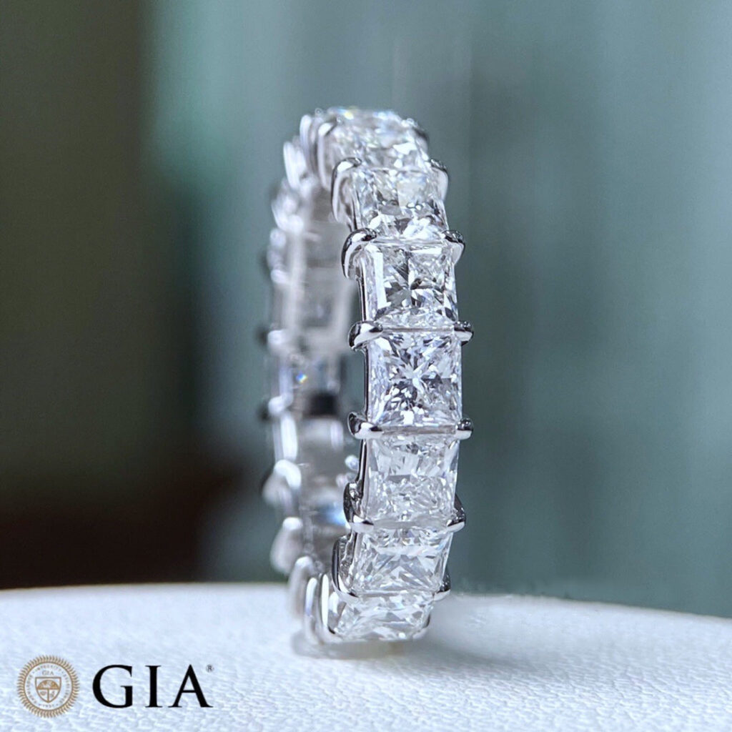 princess cut diamond eternity rings perth australia wedding gifts