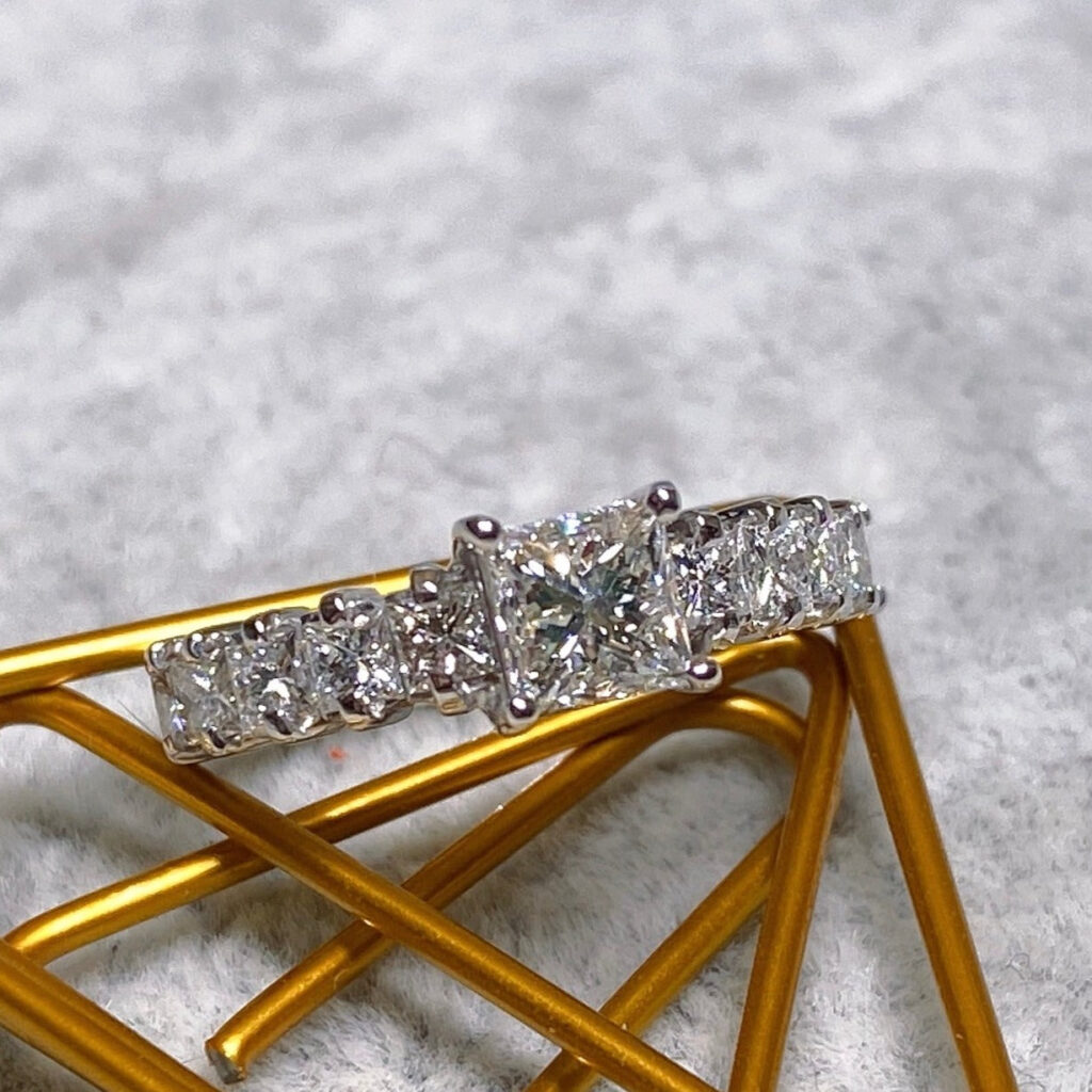 princess cut diamond engagement rings sydney australia custom jewelry